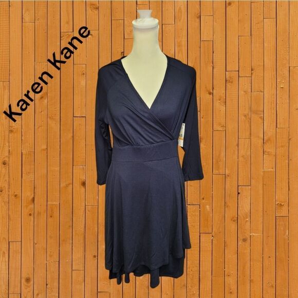 Karen Kane faux wrap dress - Picture 1 of 14